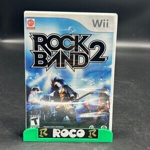 Rock Band 2 100+ Songs (Nintendo Wii, 2008) Complete W/ Manual